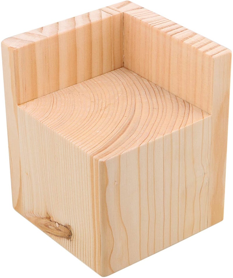 Metany Set of 4 Bed Risers Furniture Square Risers 2 Inches Height Heavy Duty Unfinished Solid Wood Furniture Legs Bed Lifts Furniture Legs for Sofa Couch Chair Table Legs,Helps You Storage Under The Bed - Image 2
